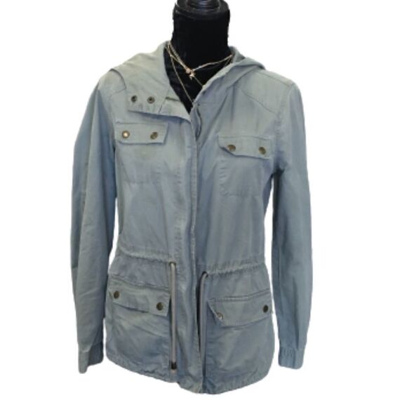 Anthro Life in Progress Green Utility Jacket Small - Picture 1 of 3